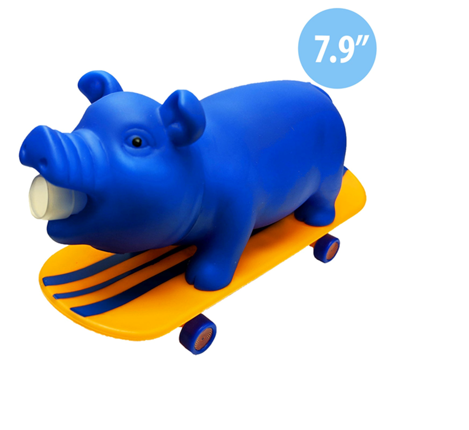 Animolds Squeeze Me Skate Piggie 7.9"