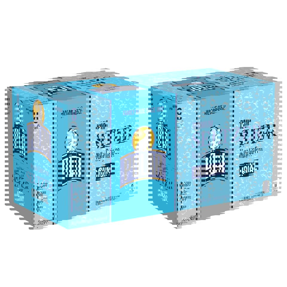 Polar Original 12 Oz Sparkling Seltzer Cans 8pkx3 (Pack Of 24)