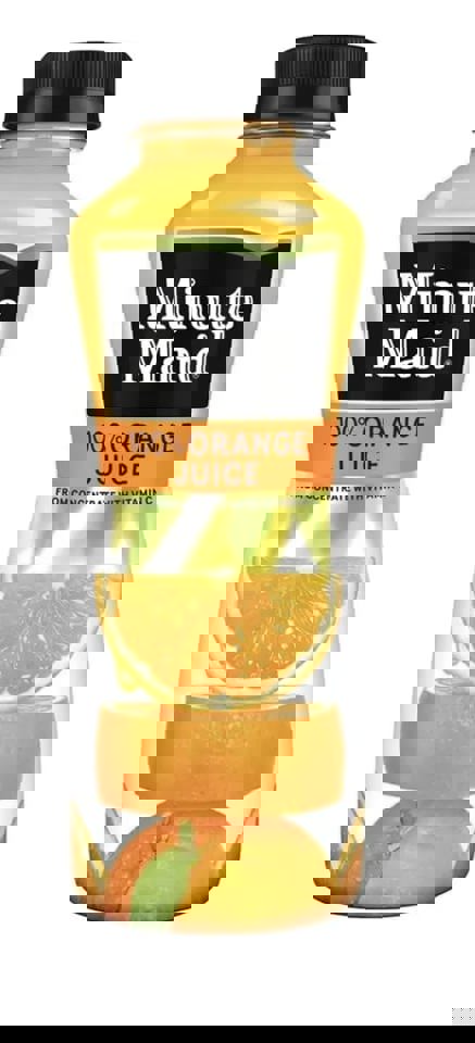 Minute Maid 100% Orange Juice, 12 oz. Bottles, Pack of 24