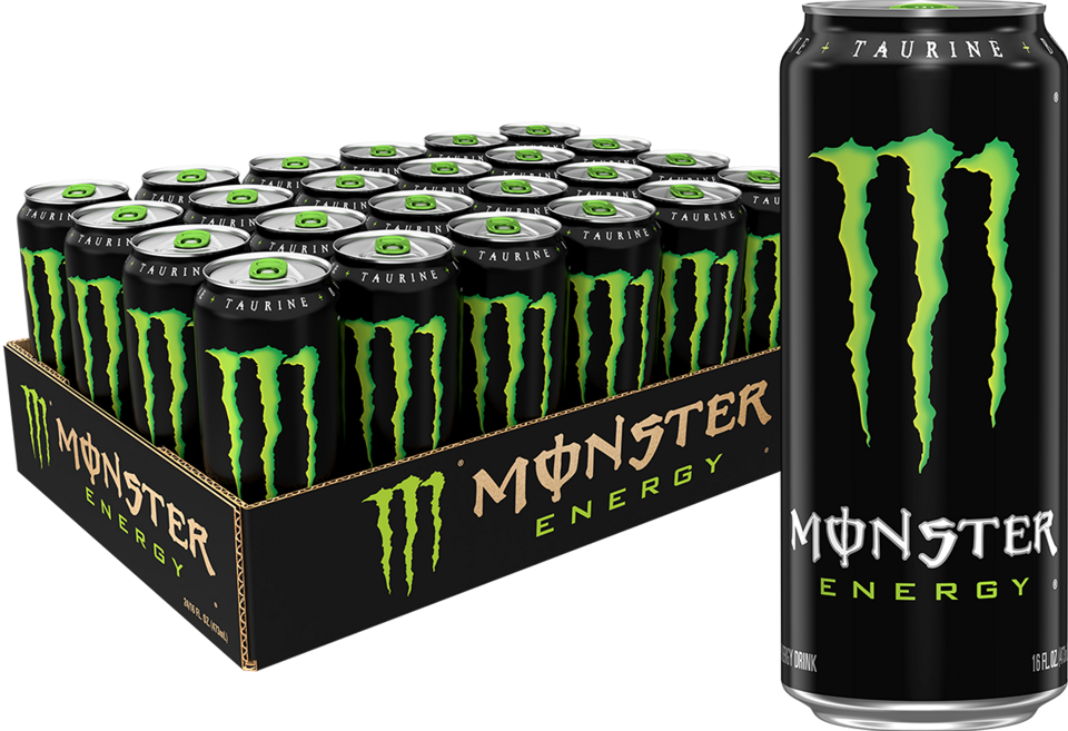 Monster Energy, 16 oz. Cans, Pack of 24