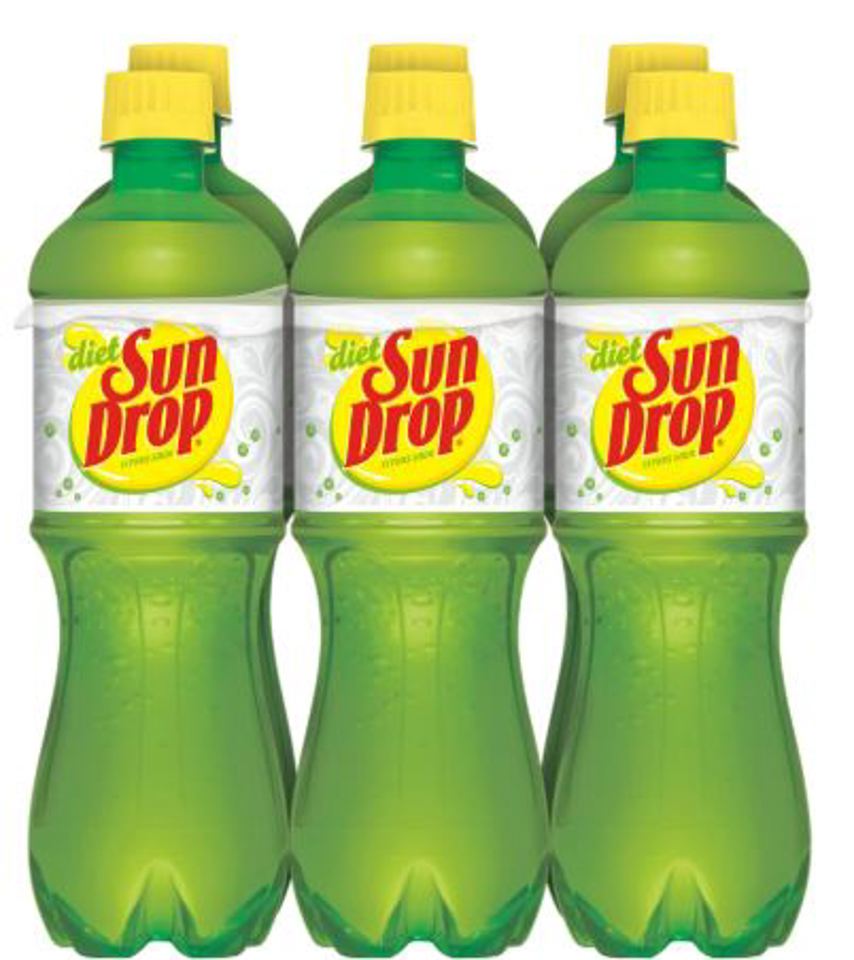 Sun Drop Diet 16.9 Oz Bottles (6pkx4)