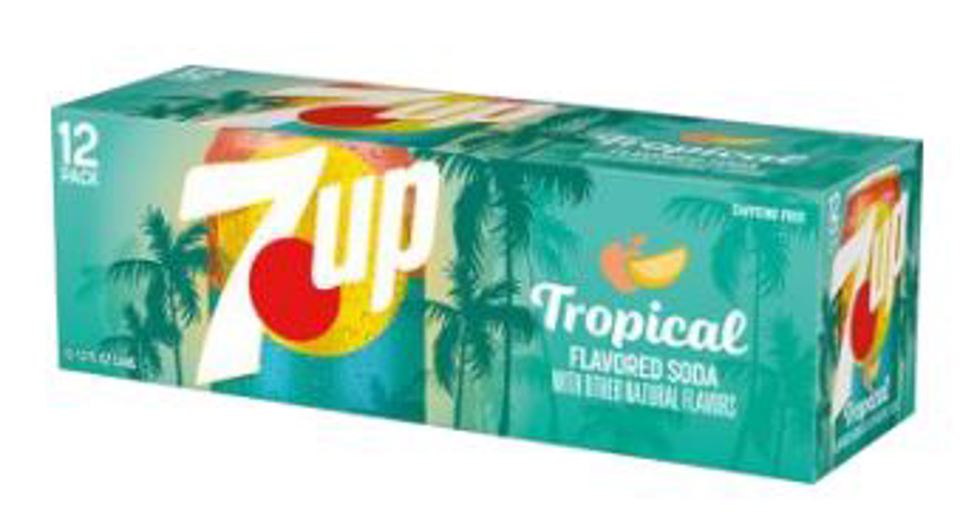 7UP Tropical 12 Oz Cans (12pkx2)