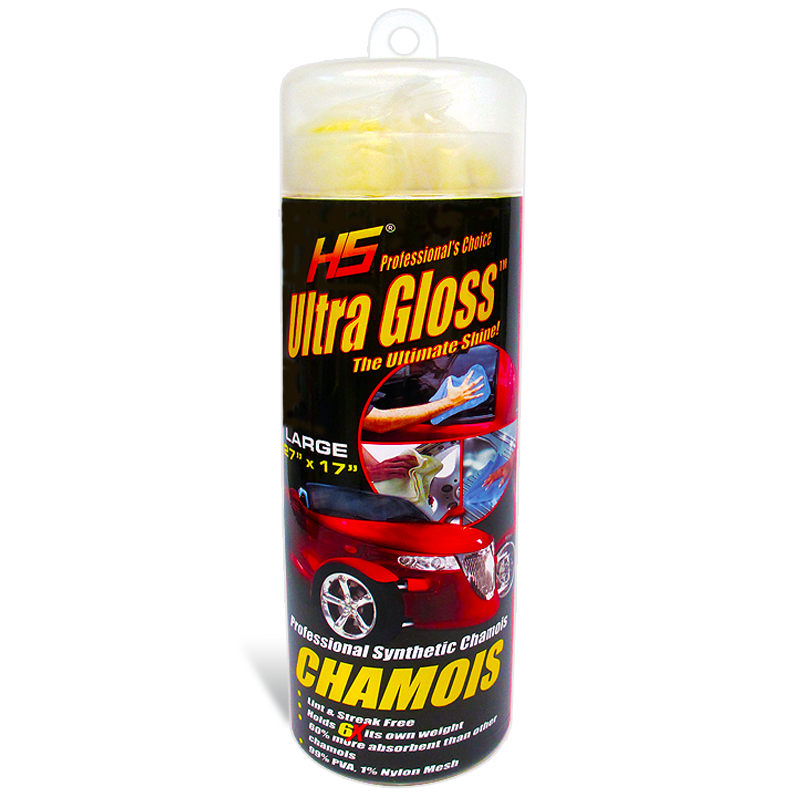 Hs Ultra Gloss N/A Cleaning Tools Synthetic Chamois 27"X17" Yellow