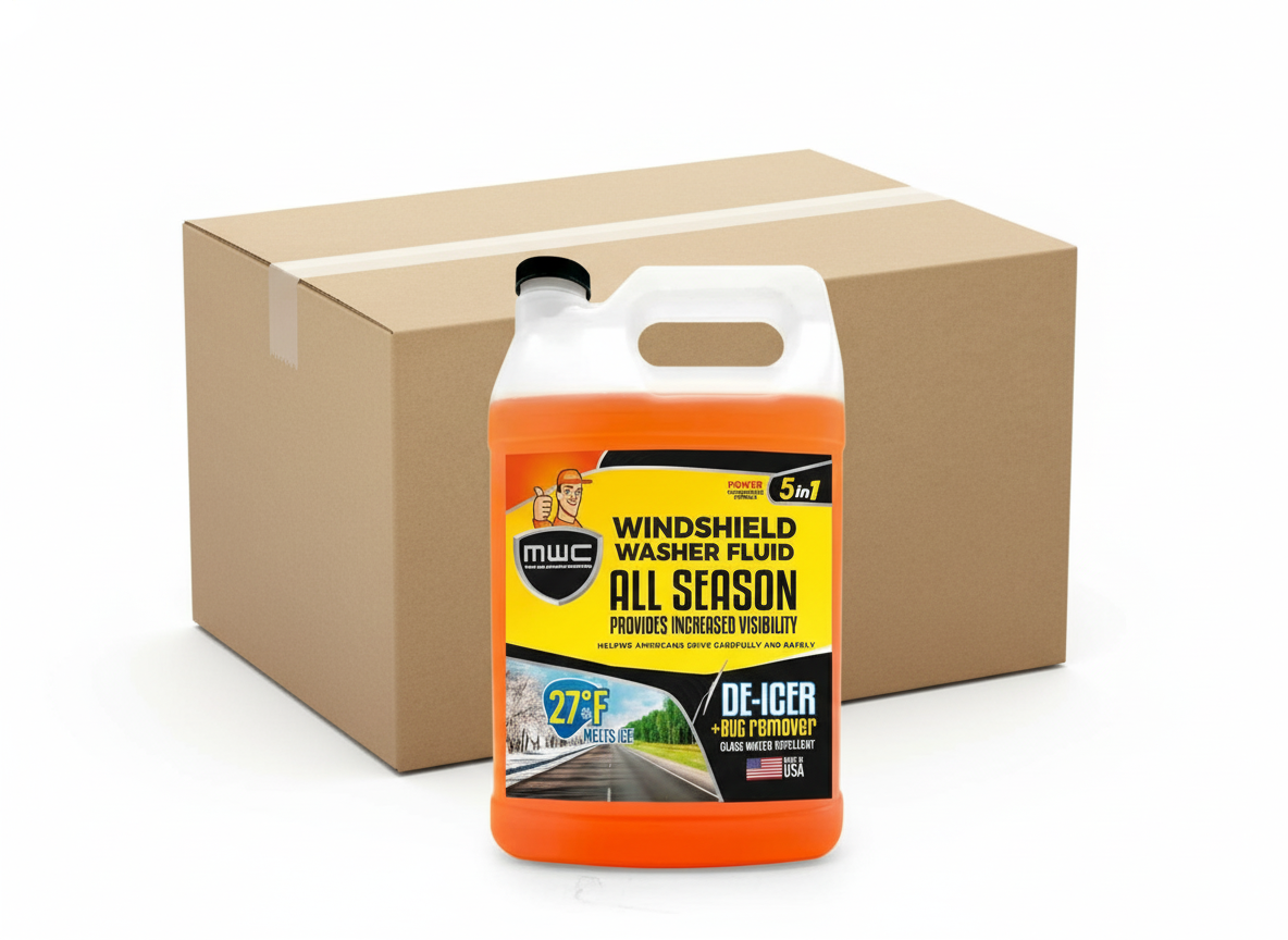 MWC Windshield Washer Fluid All Season 1 Gal Case of 6