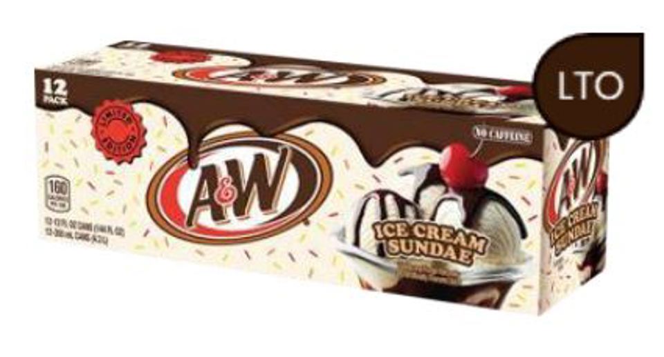 A&W Ice Cream Sundae 12 Oz Cans (12pkx2)