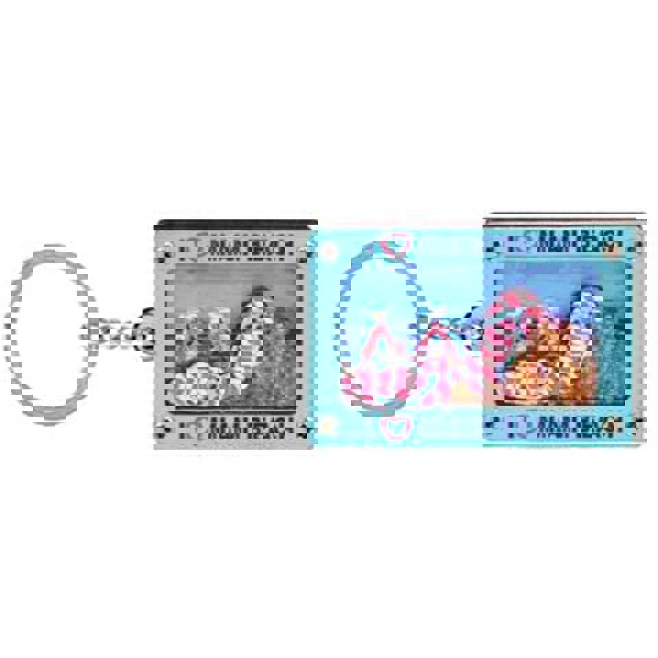 KeyChains Miami Beach Rectangle Bead