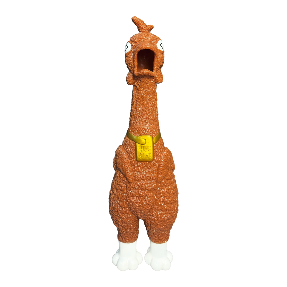 Animolds Squeeze Me Chicken Hug Me Giant Fried 27.5"