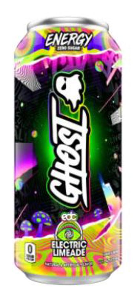 Ghost Electric Limeade 16 Oz Energy Cans (Pack Of 12)