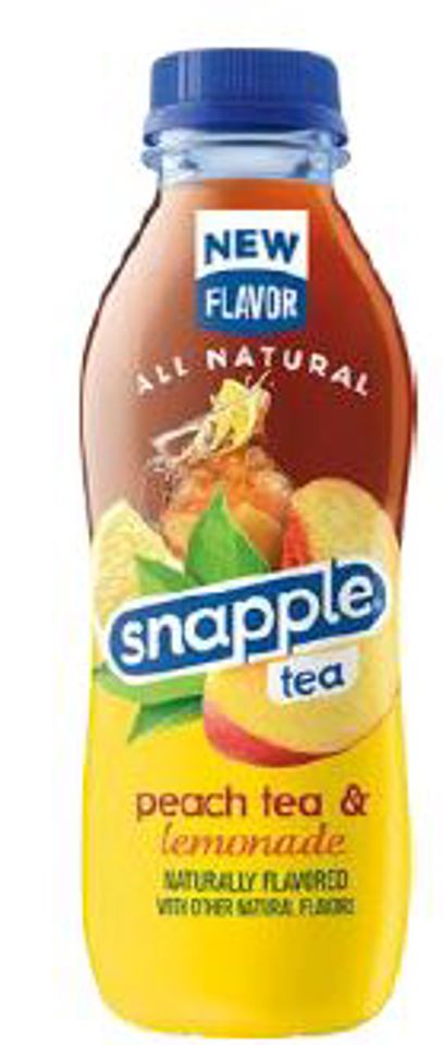 Snapple Peach Tea & Lemonade 16 Oz Bottles (Pack Of 12)