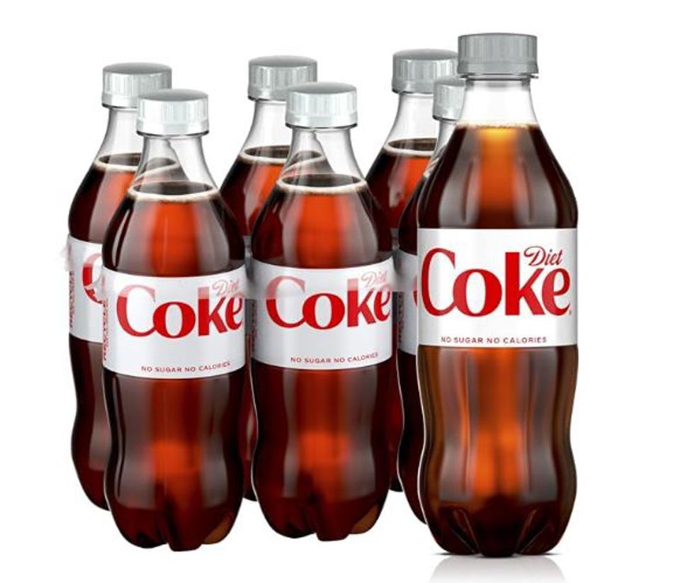 Coca Cola Diet Bottle 16.9oz Pack of 06