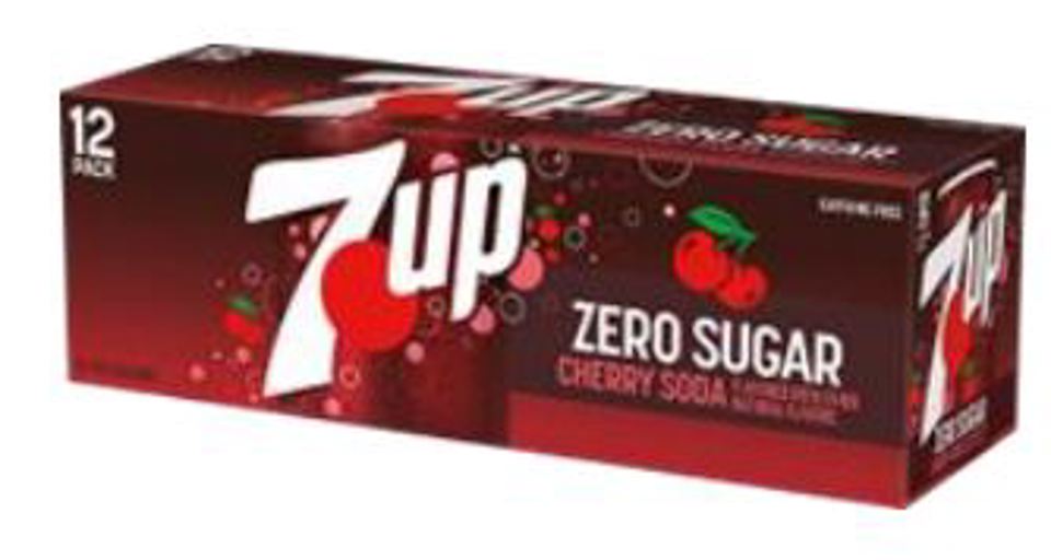7UP Cherry Zero Sugar 12 Oz Cans (12pkx2)