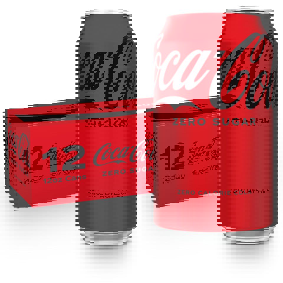 Coca Cola Zero Sugar Mini-Can 12oz Pack of 12