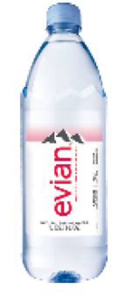 Evian Natural 1 L Spring Water Bottles (Pack Of 12)