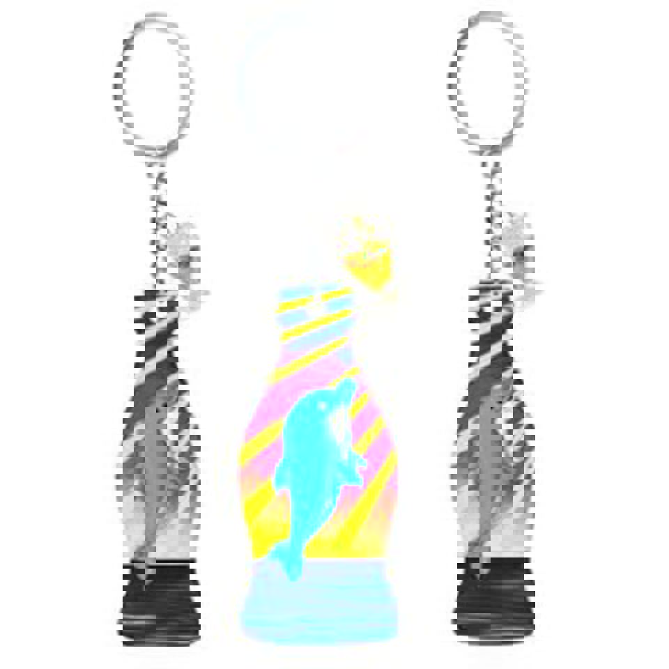 KeyChains Acrilic Bottle Dolphin