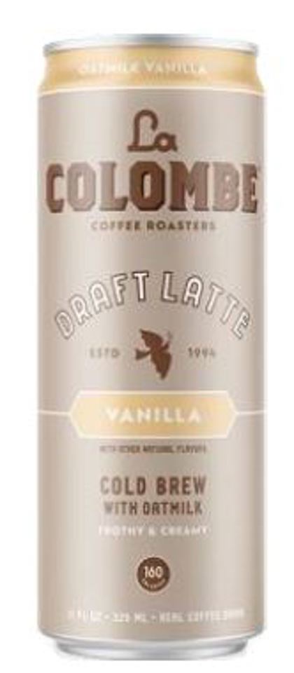 La Colombe Oatmilk Vanilla Draft Latte 11 Oz Cans (Pack Of 12)
