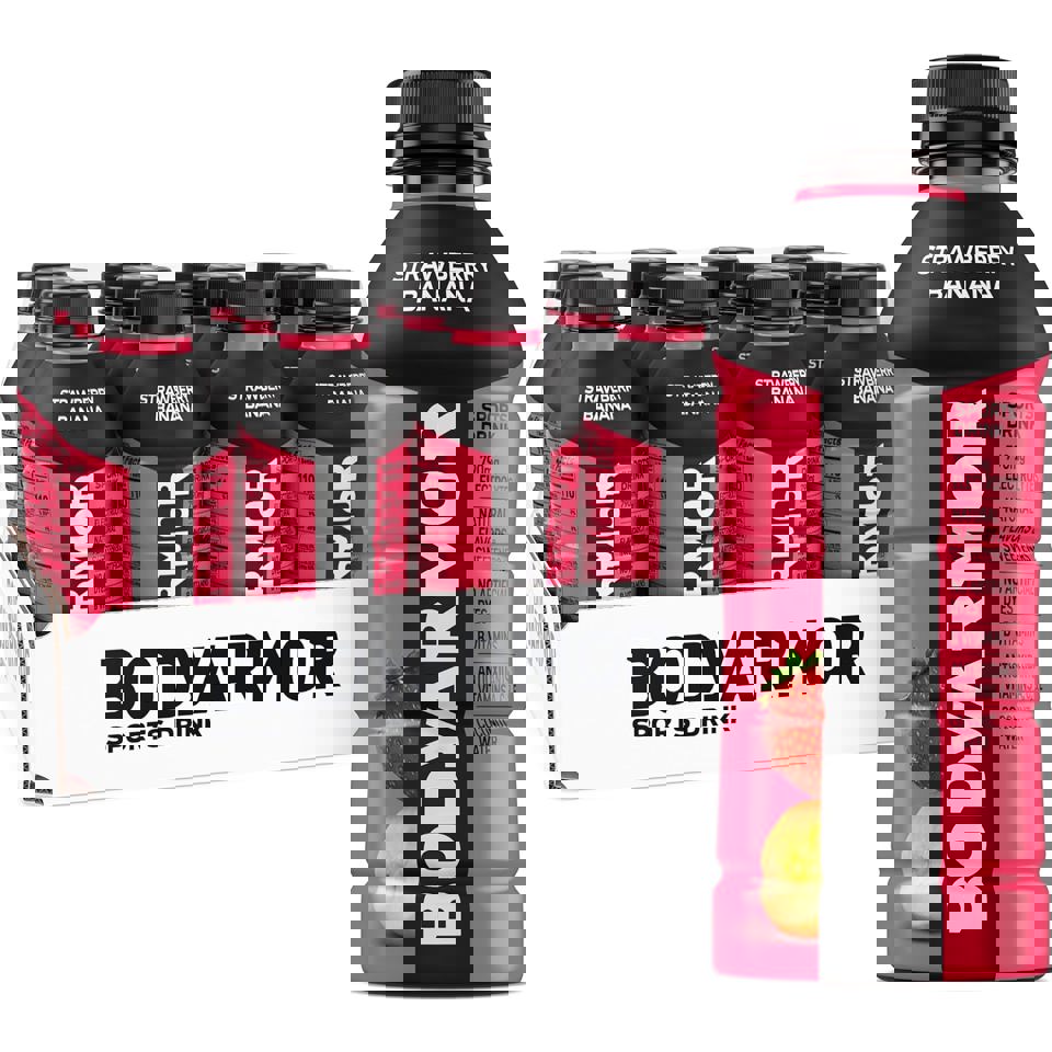 Super Hydration Strawberry Banana Bottle 16oz Pack of 12