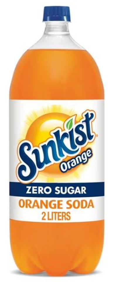 Sunkist SK Orange Zero Sugar 2L Bottles (Pack Of 8)