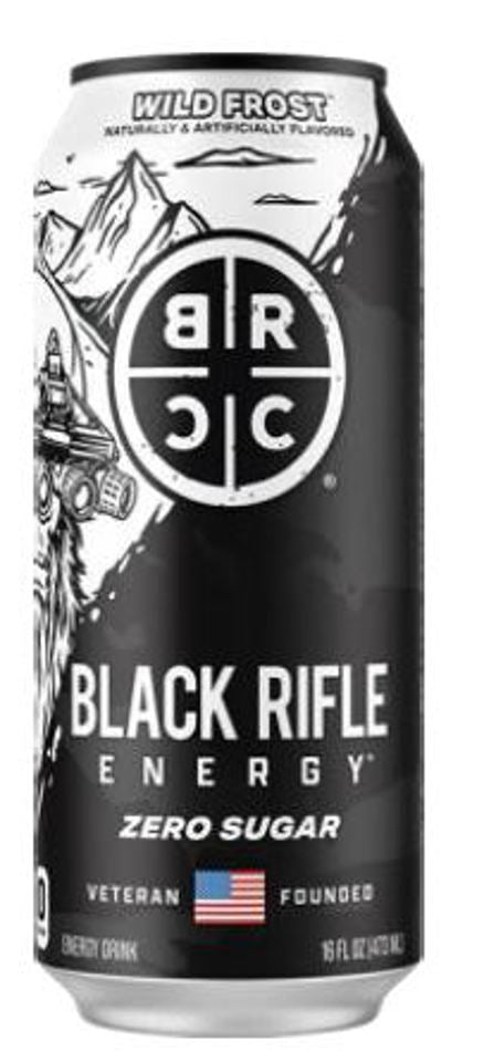 Black Rifle Wild Frost 16 Oz Energy Cans Zero Sugar (Pack Of 12)