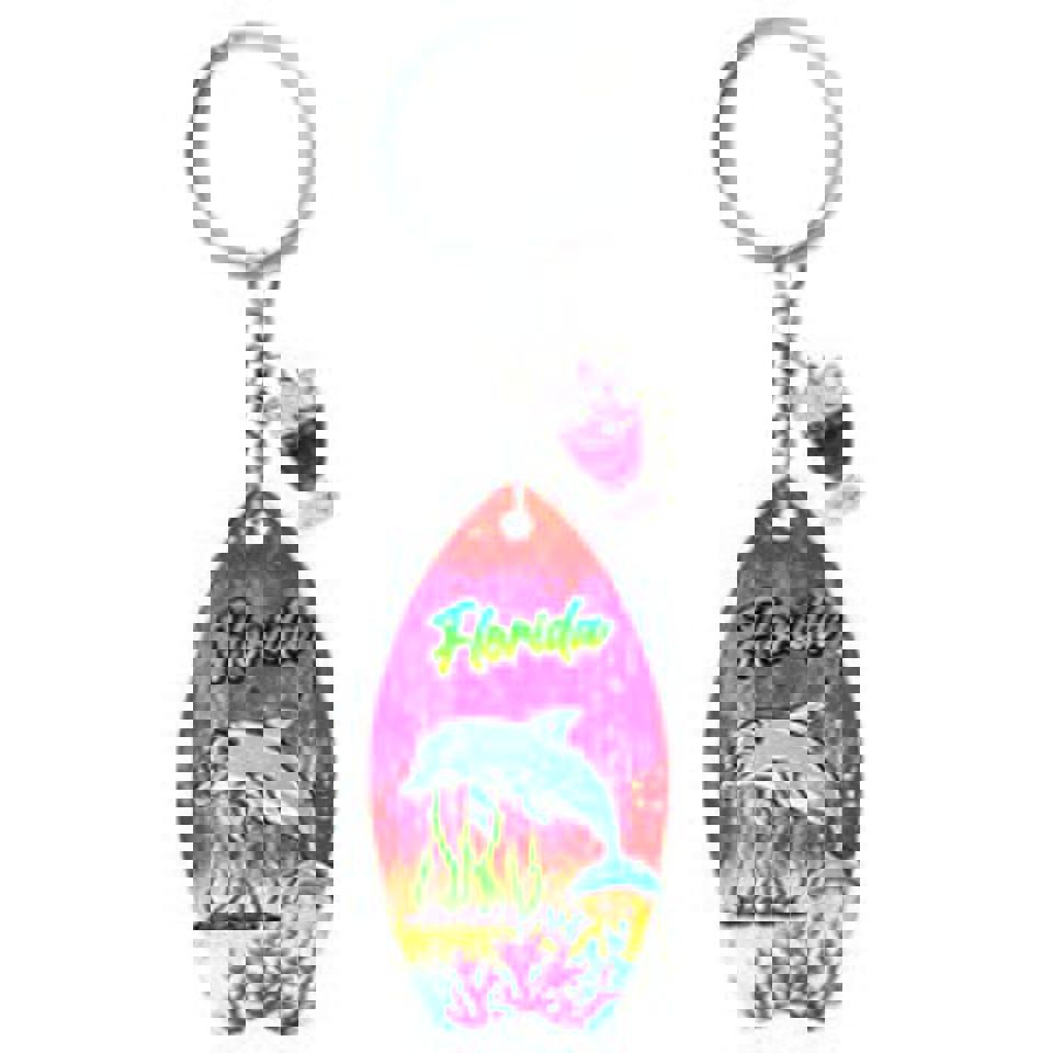 KeyChains Florida Acrilic Surf Dolphin