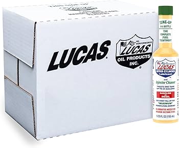 Lucas 5.25 Oz Fuel Treatment & Injector Cleaner Case 24