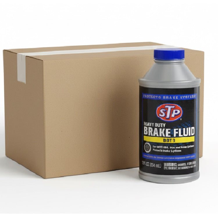 STP Brake Fluid Dot 3 Heavy Duty 32 Oz. Case 6
