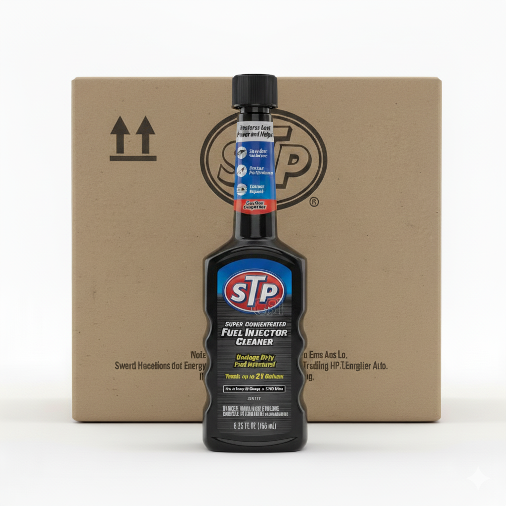 STP Super Concentrated Fuel Injector Cleaner 5.25 Oz Case 12