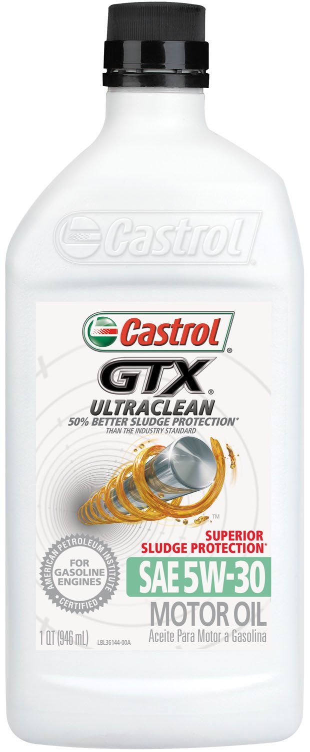 Castrol GTX Semi-Synthetic Ultraclean Motor Oil Multigrade