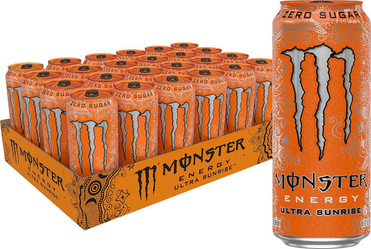 Monster Energy Ultra Sunrise, 16 oz. Cans Pack of 24