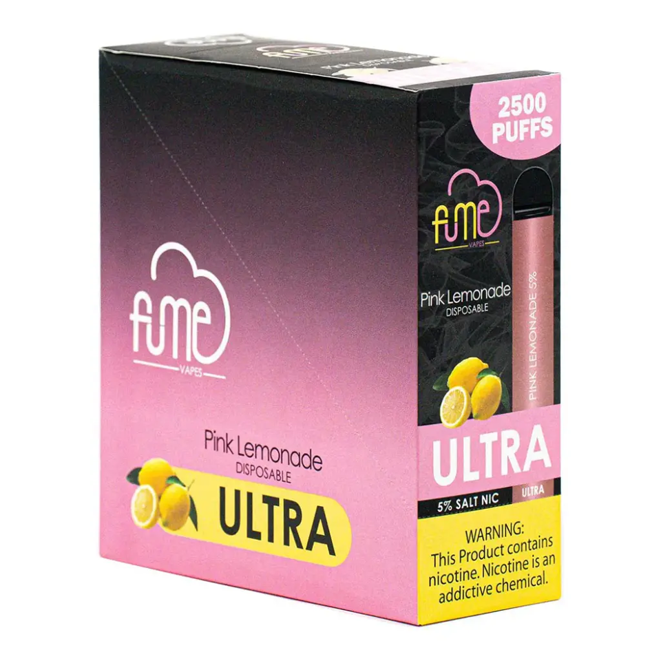 Fume Ultra Pink Lemonade 2500 Puffs Disp Vape  5%