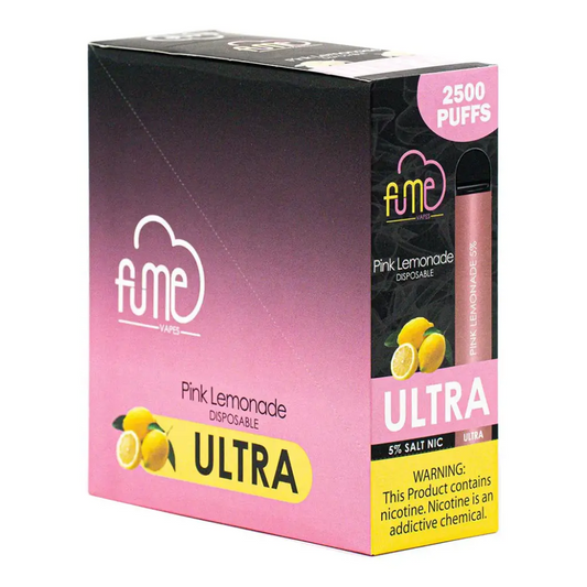 Fume Ultra Pink Lemonade 2500 Puffs Disp Vape  5%