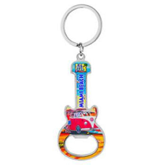 KeyChains Van Guitar Bottle Opener