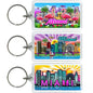 KeyChains Miami Metal Skyline 2.2"