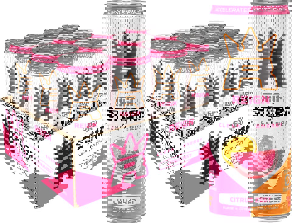 Reign Storm, Citrus Zest, 12 oz. Cans Pack of 12