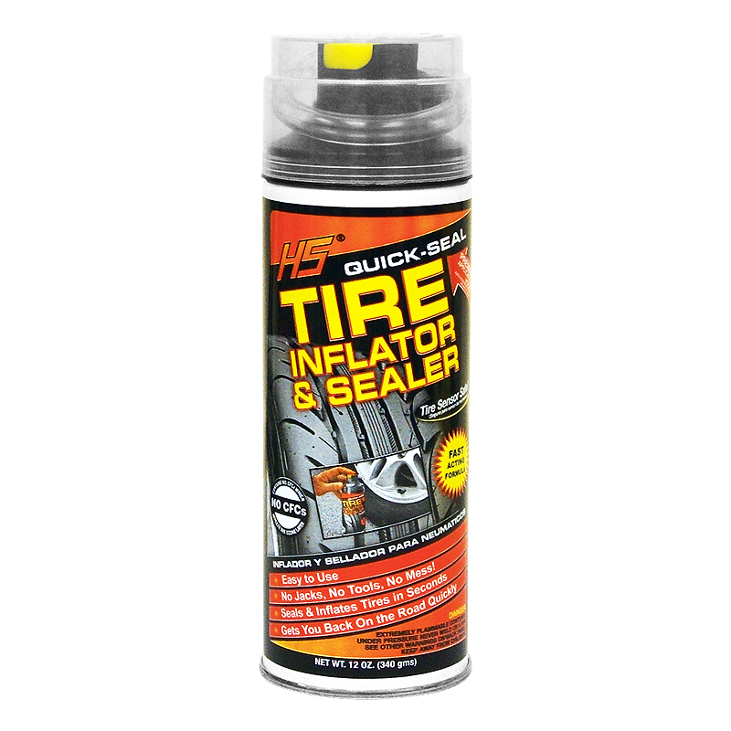 Hs Tire Inflator & Sealer Aerosol Can 12 Oz.