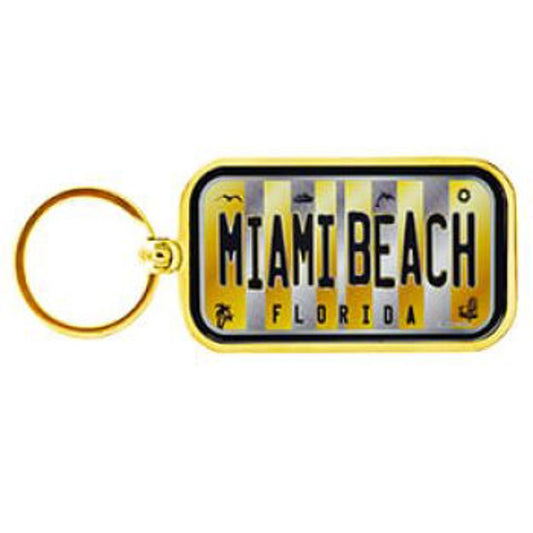 KeyChains Miami Beach Gold Ring Lp