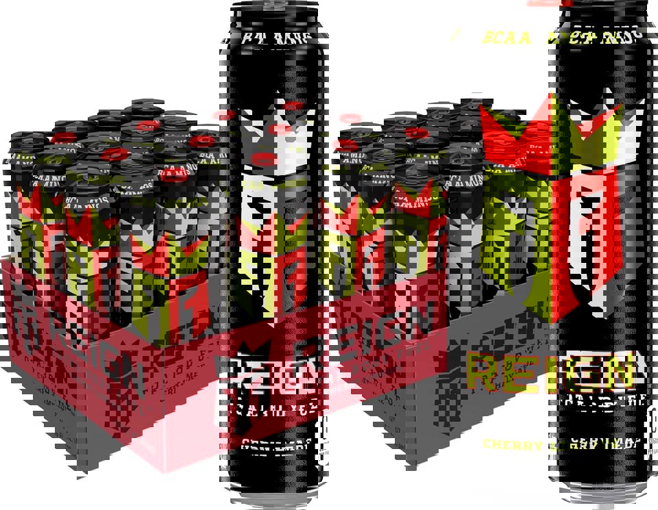 Reign Total Body Fuel Cherry Limeade, 16 oz. Cans Pack of 12