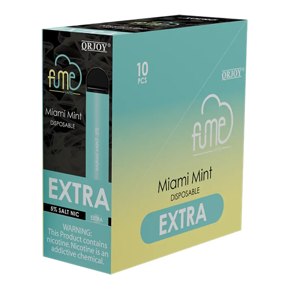 Fume Extra Miami Mint 1500 Puffs Disp Vape  5%