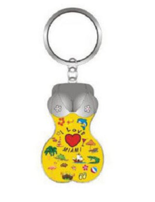 KeyChains South Beach Miami Bikinni Girl "I