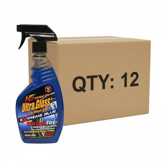 Hs Ultra Gloss Tire Shine And Detailer Extreme Blue Case of 12