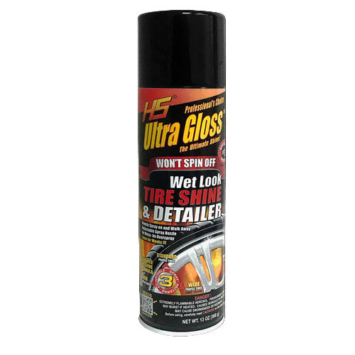 Hs Ultra Gloss Tire Shine & Detailer Aerosol 10 OZ.