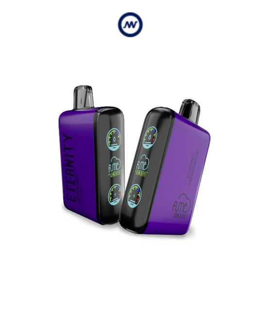 Fume Eternity Disp Vape Blueberry Kiwi Watermelon 20K Puffs 21Ml 5% QRJoy Saltnic Turbo Mesh Coil