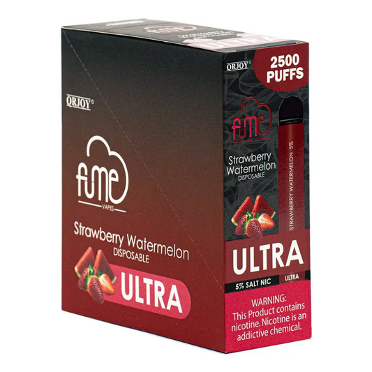 Fume Ultra Strawberry Watermelon 2500 Puffs Disp Vape  5%