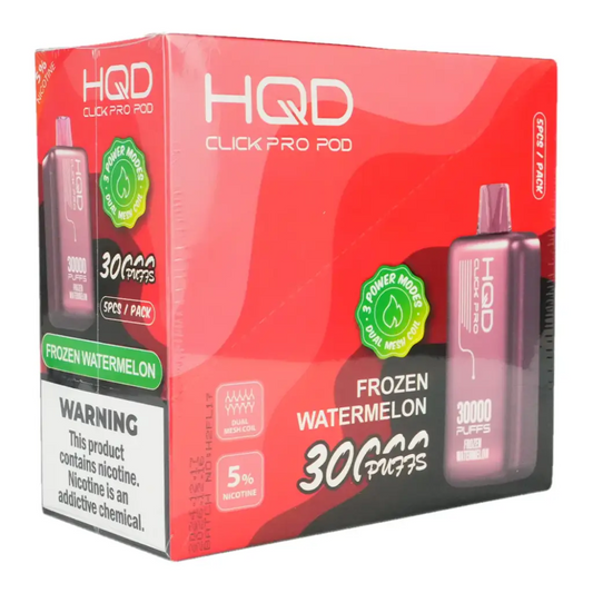 HQD Frozen Watermelon Cuvie Click Pro Pods 30.000 Puff  Vape Disposable 5%
