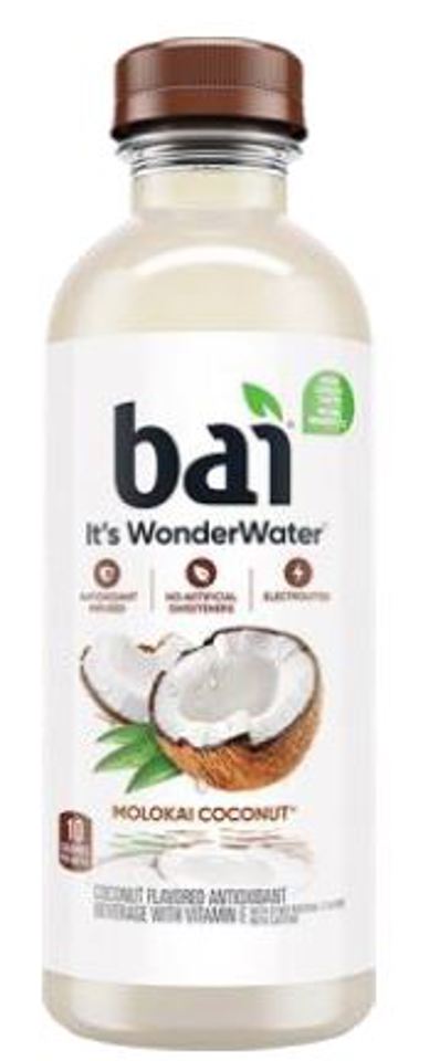 Bai Molokai Coconut 18 Oz Bottles (Pack Of 12)