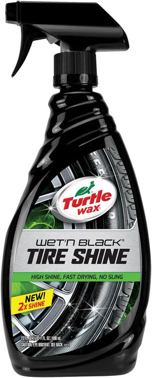 Turtle Wax Wetn Black Tire Shine High Shine Fast Drying 23 Oz.