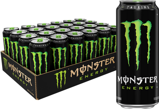 Monster Energy, 16 oz. Cans, Pack of 24
