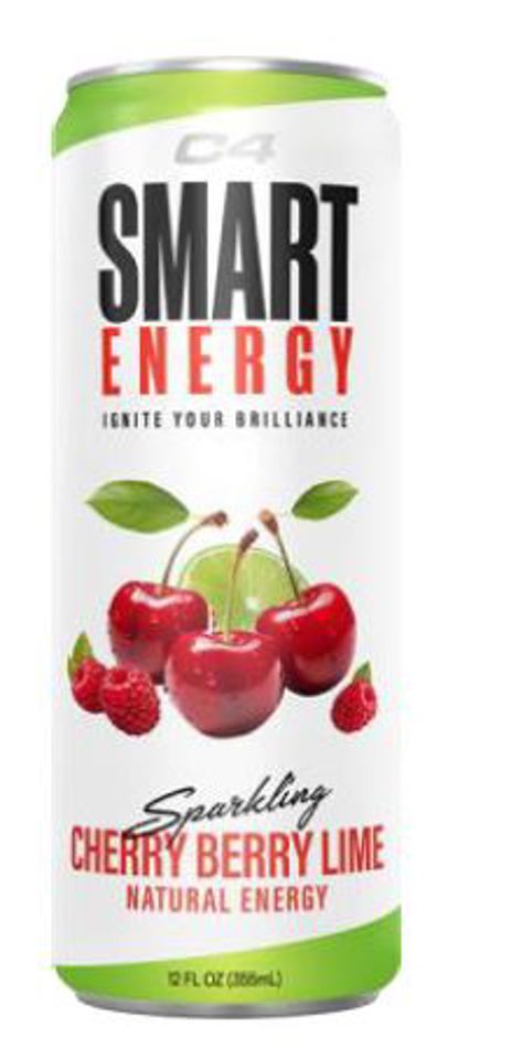 C4 Smart Energy Cherry Berry Lime 12 Oz Cans (Pack Of 12)