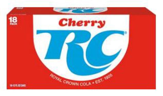 RC Cola Cherry 12 Oz Cans Pack Of 18