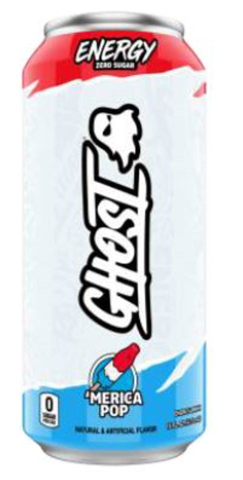 Ghost Merica Pop 16 Oz Energy Cans (Pack Of 12)