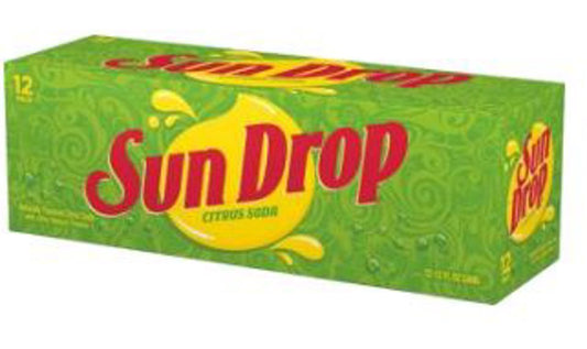 Sun Drop Citrus 12 Oz Cans (12pkx2)